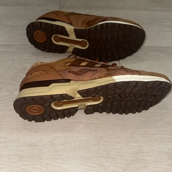 Adidas Brown Schokohase Sneakers with Retro Design