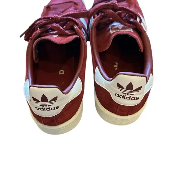 Adidas Campus Collegiate Sneakers Burgundy Red Size 9