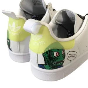 ADIDAS Fiorucci x Stan Smith 'What Is Love?' Pop Special Edition Sneakers US 7.5