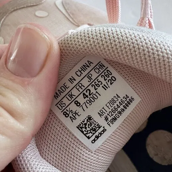 Adidas Men’s Harden Vol5 Icey Pink Sneakers Size 8.