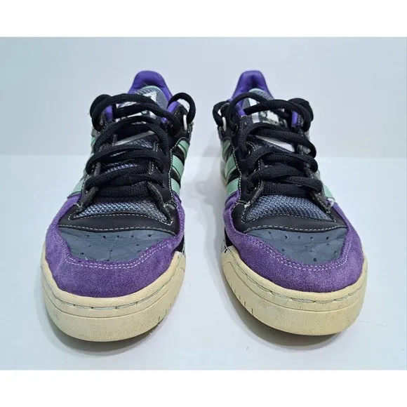 Adidas Metro Attitude Low Claws Purple Green Rare 060358 Retro Sneakers