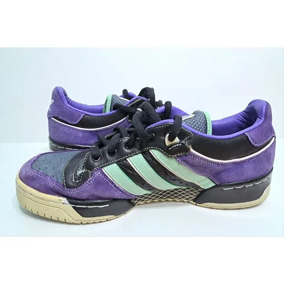 Adidas Metro Attitude Low Claws Purple Green Rare 060358 Retro Sneakers