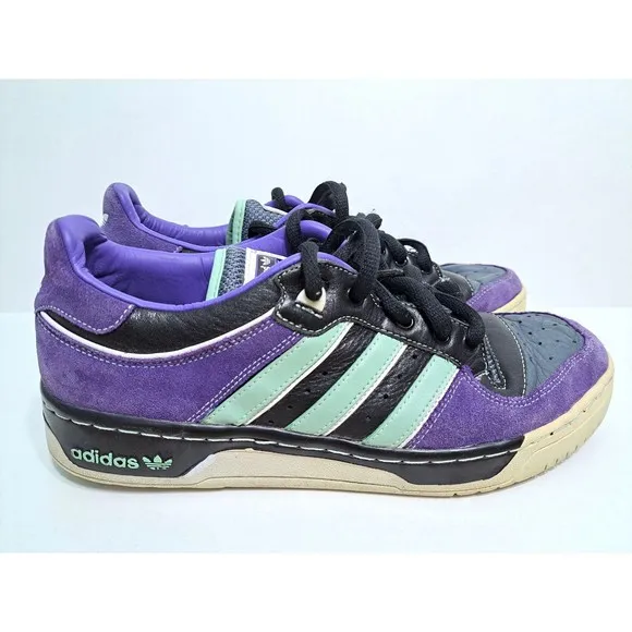 Adidas Metro Attitude Low Claws Purple Green Rare 060358 Retro Sneakers