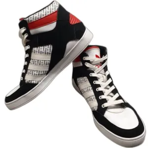 ADIDAS Retro Hardcourt Hi Sneaker EVH 791004 Men's Size US 11.5 White/Black/Red