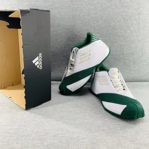 ADIDAS T-MAC 1 - Lebron James FW3663 Men's Size 10 White Green Sneakers Retro DS