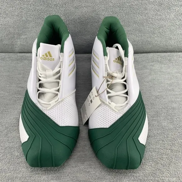 ADIDAS T-MAC 1 - Lebron James FW3663 Men's Size 10 White Green Sneakers Retro DS