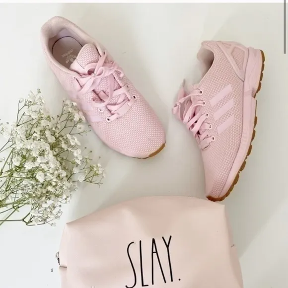 Adidas women pink sneakers