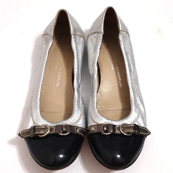 AGL Attilio Giusti Leombruni Women's Colorblock Ballet Flat Shoes US 7