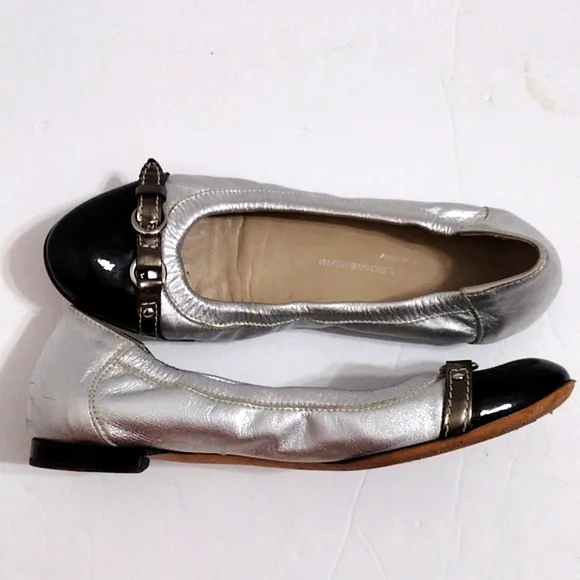 AGL Attilio Giusti Leombruni Women's Colorblock Ballet Flat Shoes US 7