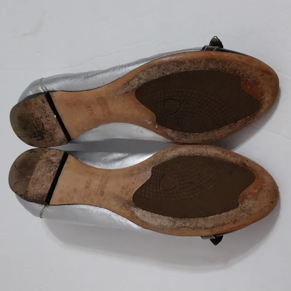 AGL Attilio Giusti Leombruni Women's Colorblock Ballet Flat Shoes US 7