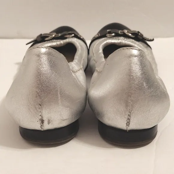 AGL Attilio Giusti Leombruni Women's Colorblock Ballet Flat Shoes US 7