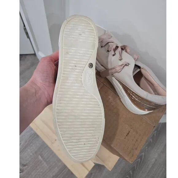 AGL Lace Up Platform Blush Pink Fashion Sneakers size 39