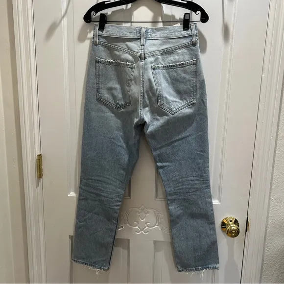 AGOLDE Riley High Rise Straight Crop Jean