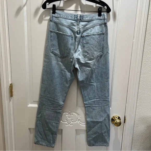 AGOLDE Riley High Rise Straight Crop Jean