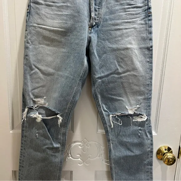 AGOLDE Riley High Rise Straight Crop Jean
