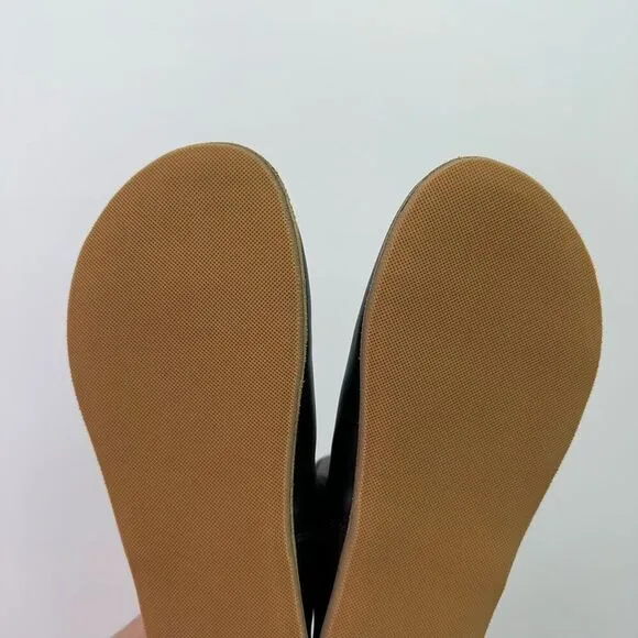 Aintap Anya’s Shop Black Barefoot Minimalist Leather Chelsea Boots