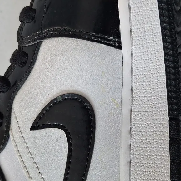 Air Jordan 1 Mid All-Star Carbon Fiber Retro Black White Sz 7.5
