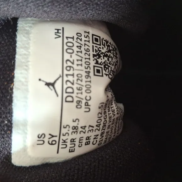Air Jordan 1 Mid All-Star Carbon Fiber Retro Black White Sz 7.5