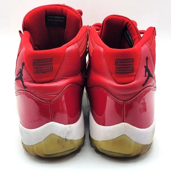 Air Jordan 11 Retro Win Like Mike Gym Red White US Size 12