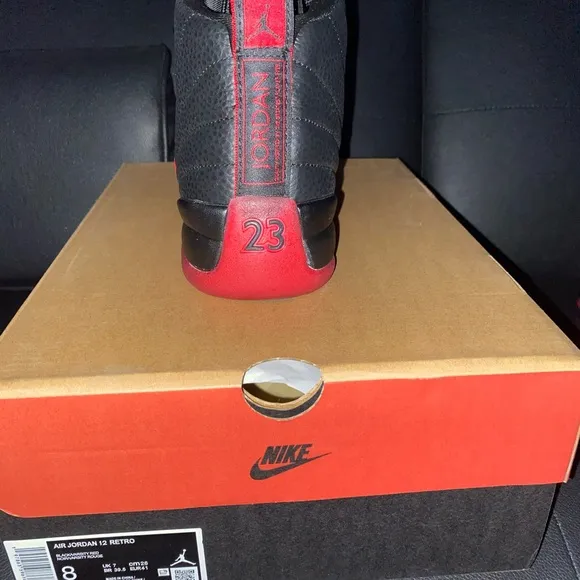 Air Jordan 12 Retro Black/Varsity Red Sneakers