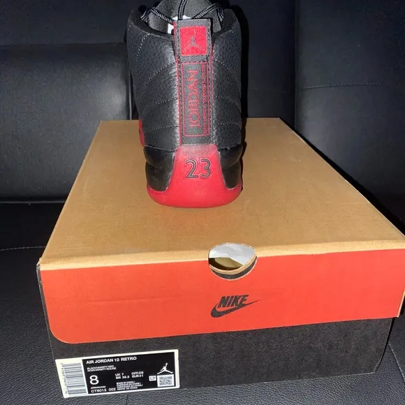 Air Jordan 12 Retro Black/Varsity Red Sneakers