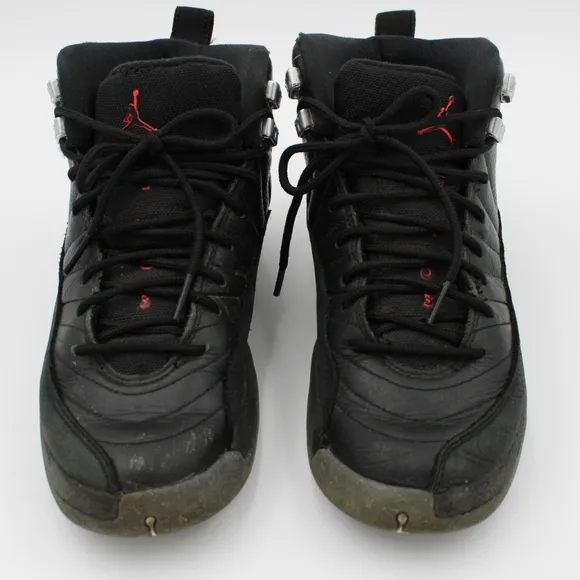 Air Jordan 12 Retro (GS) Black and Red (6.5y)