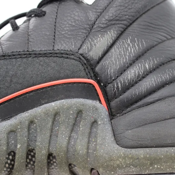 Air Jordan 12 Retro (GS) Black and Red (6.5y)