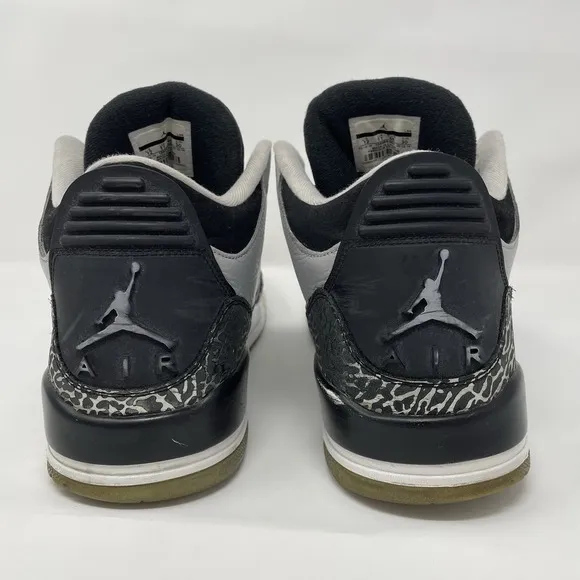Air Jordan 3 III Retro Wolf Grey Mens 136064 004 Sneakers Nike Fashion Size 12