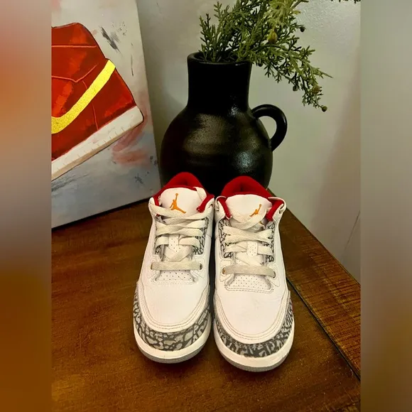 Air Jordan 3 Retro Basketball ‘Cardinal Red” Sneakers