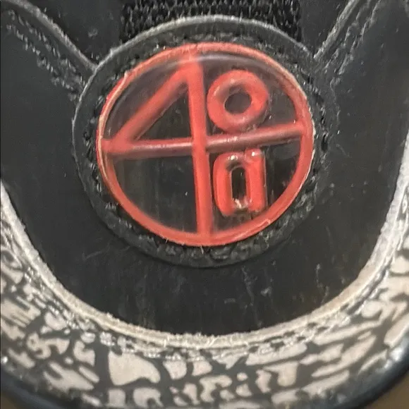 Air Jordan 3 Retro Black Cement Men's Size 8 Sneakers