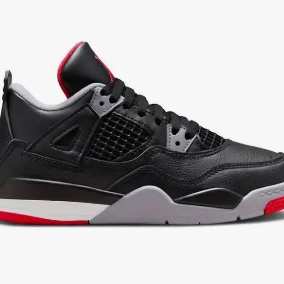 Air Jordan 4 Retro 'Bred Reimagined' GS Size youth 5.5