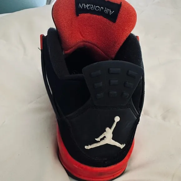 Air Jordan 4 Retro Mid Lightening &amp; Retro Red Thunder, Size 5y