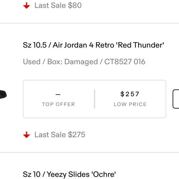 Air Jordan 4 retro red thunder