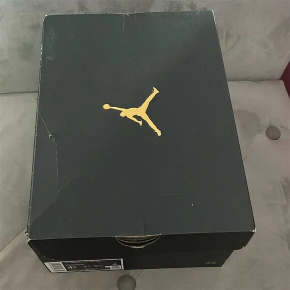 Air Jordan 5 Retro GS 'Aqua' Kids Sneakers Black Size 4.5Y