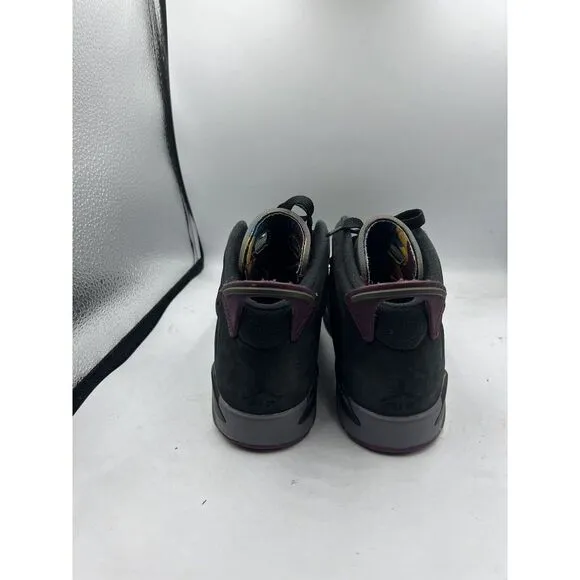 Air Jordan 6 Retro (GS) Black/Bordeaux-Lt Graphite Youth Size 3.5Y 384665-063