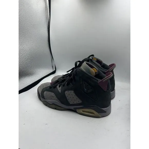 Air Jordan 6 Retro (GS) Black/Bordeaux-Lt Graphite Youth Size 3.5Y 384665-063
