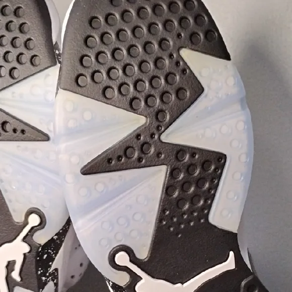 Air Jordan 6 Retro  White and Black Sneakers