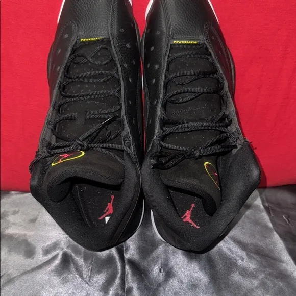 Air Jordan Black and Red Sneakers Air Jordan 13 Retro Playoff 2011 size 18