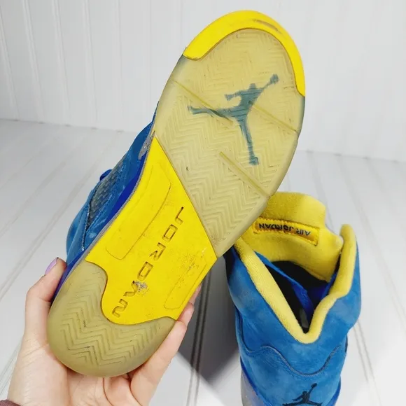 Air Jordan Delaney  Retro 5 V Laney Sneakers k665