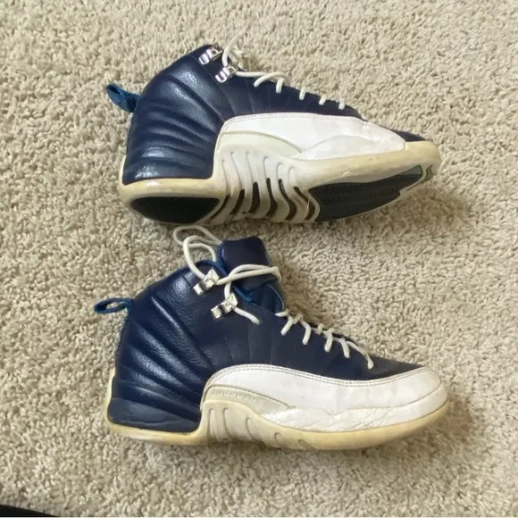 Air Jordan Retro 12 Navy Sneakers