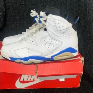 Air Jordan Retro 6 blue white