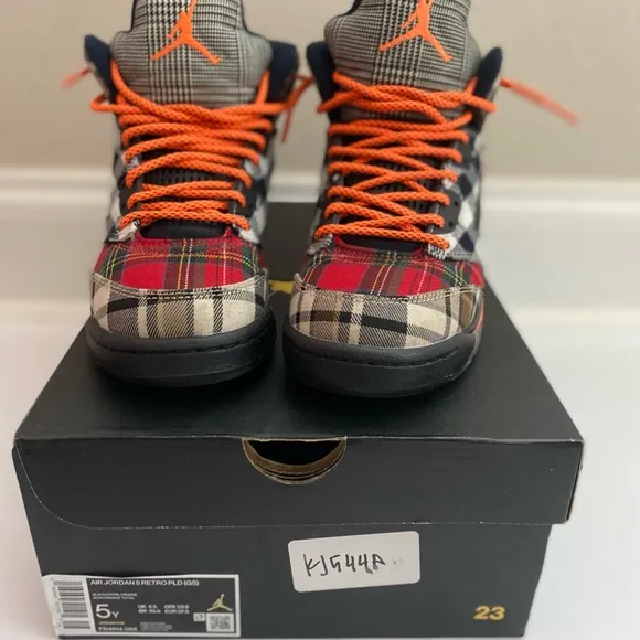 Air Jordan Retro Plaid Sneakers