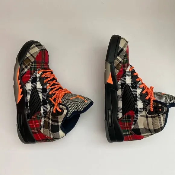 Air Jordan Retro Plaid Sneakers