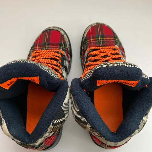 Air Jordan Retro Plaid Sneakers