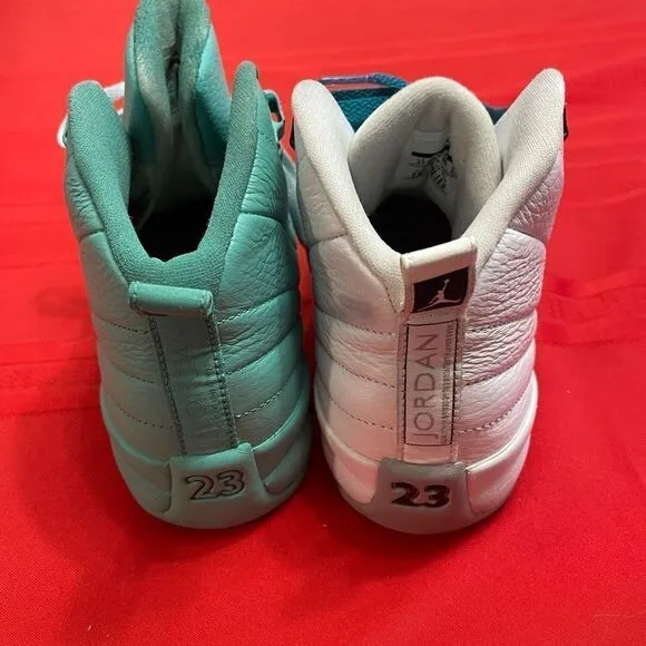 Air Jordan 12 Retro Jumpman Custom Sneakers Size 9 Youth