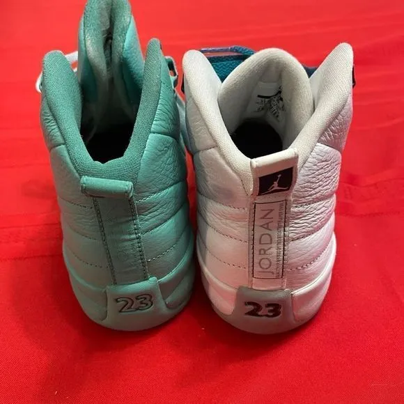Air Jordan 12 Retro Jumpman Custom Sneakers Size 9 Youth