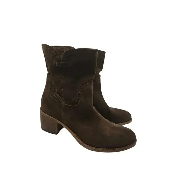 ALBERTO FERMANI Brown Suede MADE IN ITALY Women's Boots Size 40