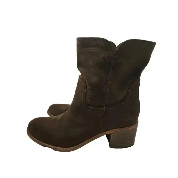 ALBERTO FERMANI Brown Suede MADE IN ITALY Women's Boots Size 40