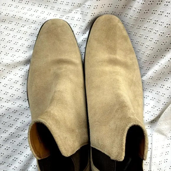Aldo Chelsea Leather‎ Suede Boots Men's Size 12 Tan | EU 45 | UK 11