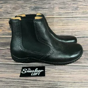 Alegria Men's Jony Black Leather Slip On Chukka‎ Boots